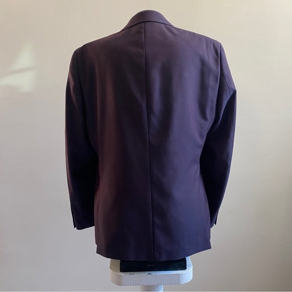 Calvin Klein suit blazer eggplant / Aubergine - Picture 6 of 14